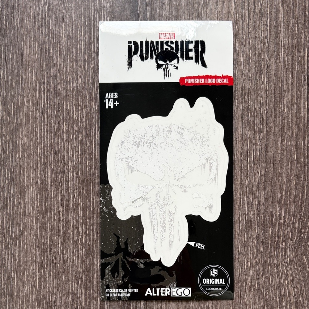 ❤️$2 Marvel The Punisher Loot Crate Decal